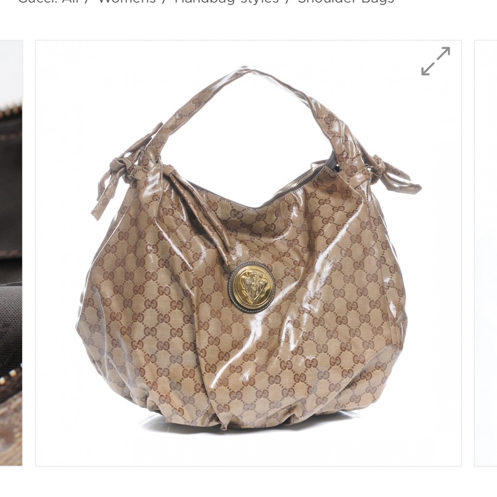 GUCCI
Crystal Monogram Hysteria Hobo